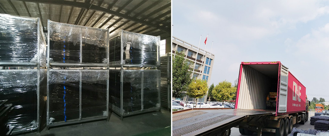 3D Fence Panel Packing and Loading